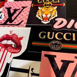 Custom Pro Quality Designer Brands Sticker Pack